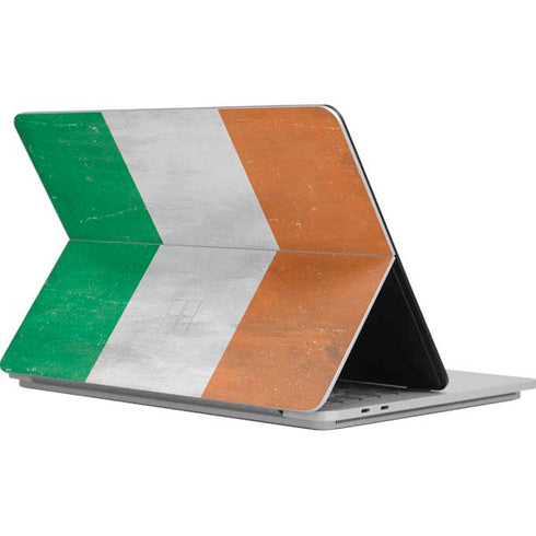 Ireland Flag Distressed Surface Laptop Studio Skin